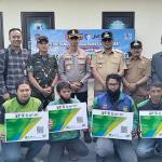 Ratusan Driver Ojol di Kota Banjar Terima BPJS Ketenagakerjaan Gratis, Polres Banjar Gandeng BPJS dan Pos Indonesia
