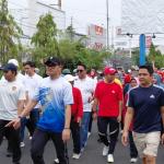 Ribuan Warga Kota Tasikmalaya Meriahkan Jalan Sehat HUT ke-81 RI