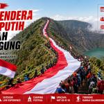 2.681 Bendera Merah Putih Akan Dibentangkan di Tangga dan Bibir Kawah Galunggung, Bidik Rekor MURI pada HUT ke-81 RI