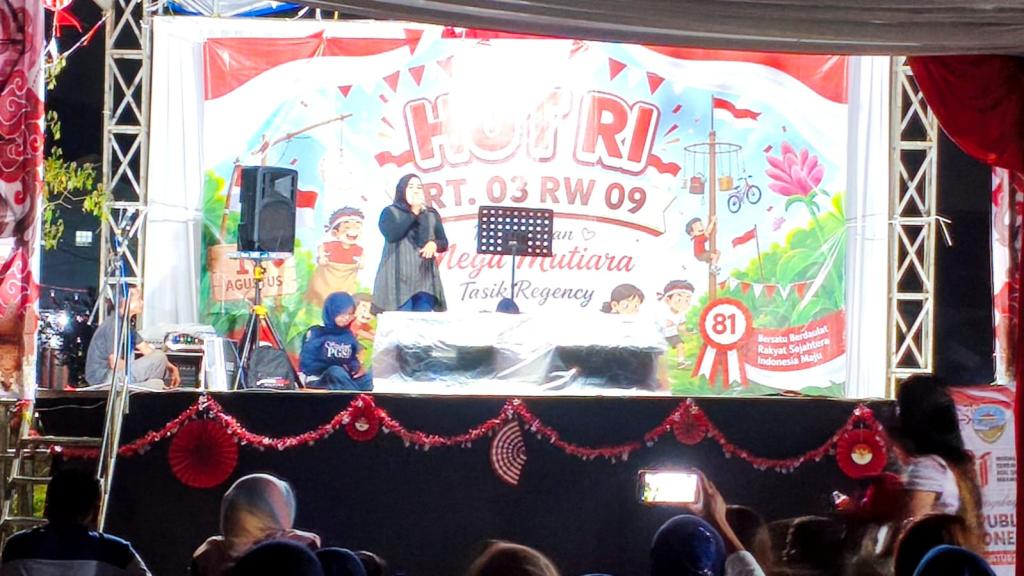 Semarak HUT Ke-81 RI, Warga Perum Mega Mutiara Tasik Regensi Gelar Lomba Karaoke dan Beragam Perlombaan