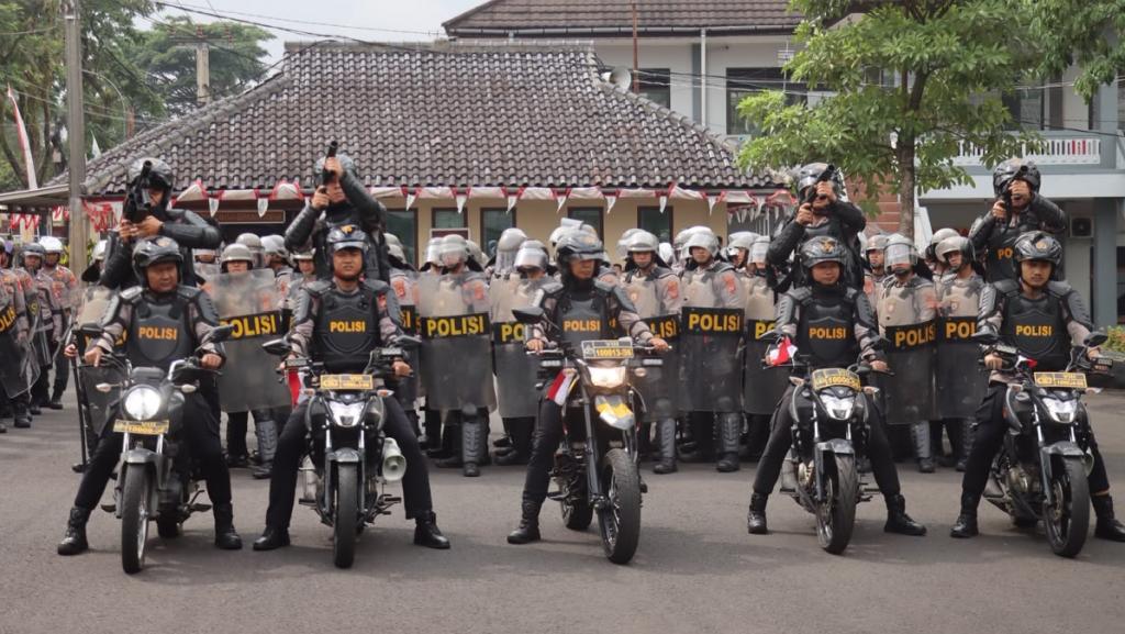 Polres Ciamis Asah Kesiapan Personel Lewat Latihan Dalmas Kontingensi, Fokus Hadapi Situasi Darurat dan Pengendalian Massa