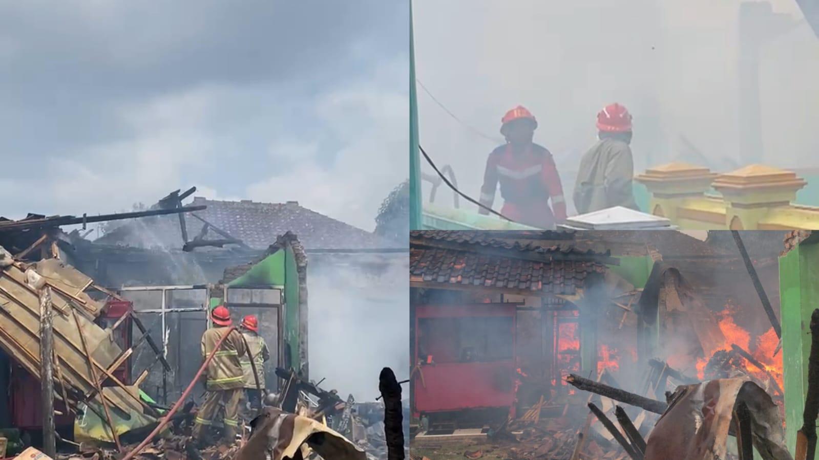 Kebakaran Hanguskan 2 Rumah di Tamansari Tasikmalaya, Diduga Akibat Korsleting Listrik