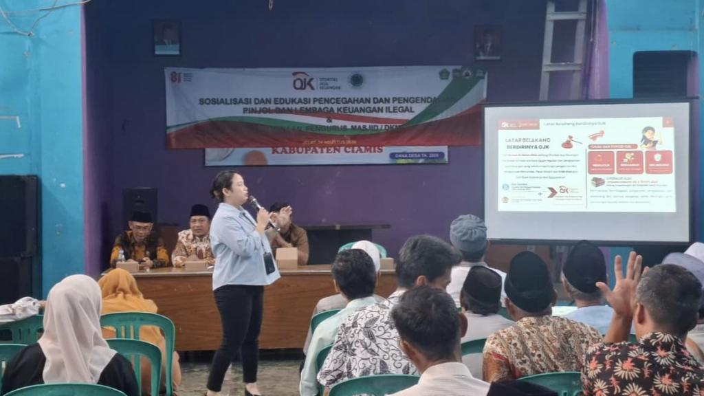 OJK Tasikmalaya Edukasi Warga Ciamis Waspada Pinjol Ilegal, Investasi Bodong dan Judol
