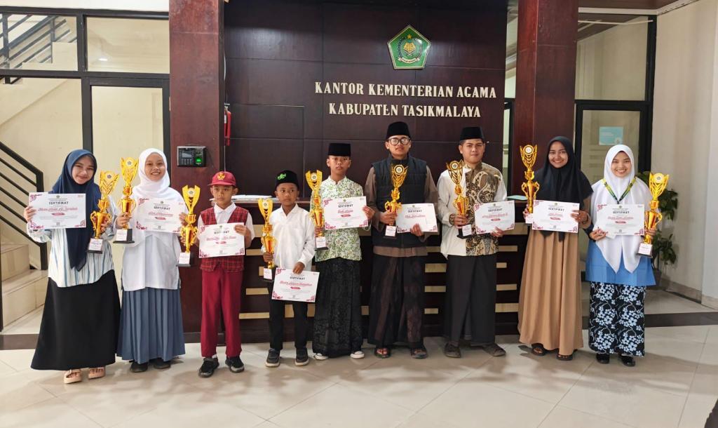 Kemenag Kabupaten Tasikmalaya Sukses Gelar Suara Santri untuk Negeri, Ini Daftar Lengkap Para Juara