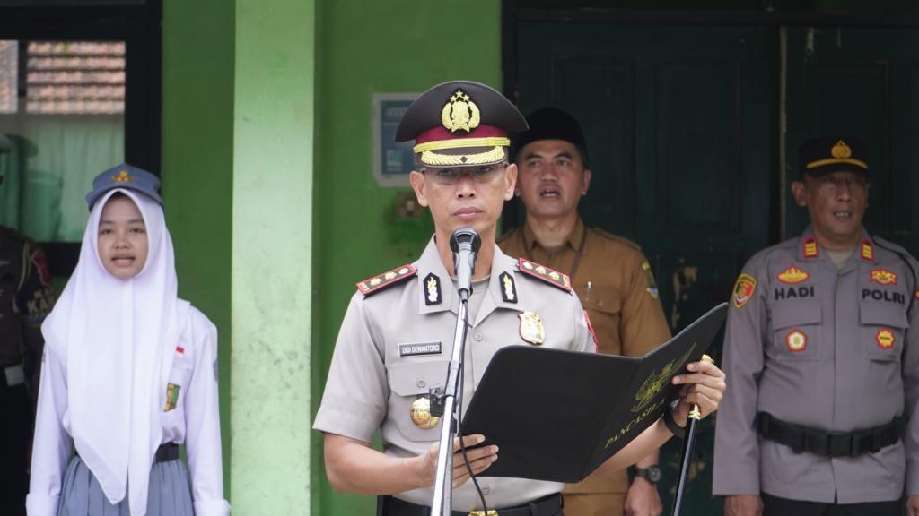 Kapolres Banjar Ajak Pelajar Bijak Bermedia Sosial, Tanamkan Semangat JAWARA untuk Jaga Jawa Barat