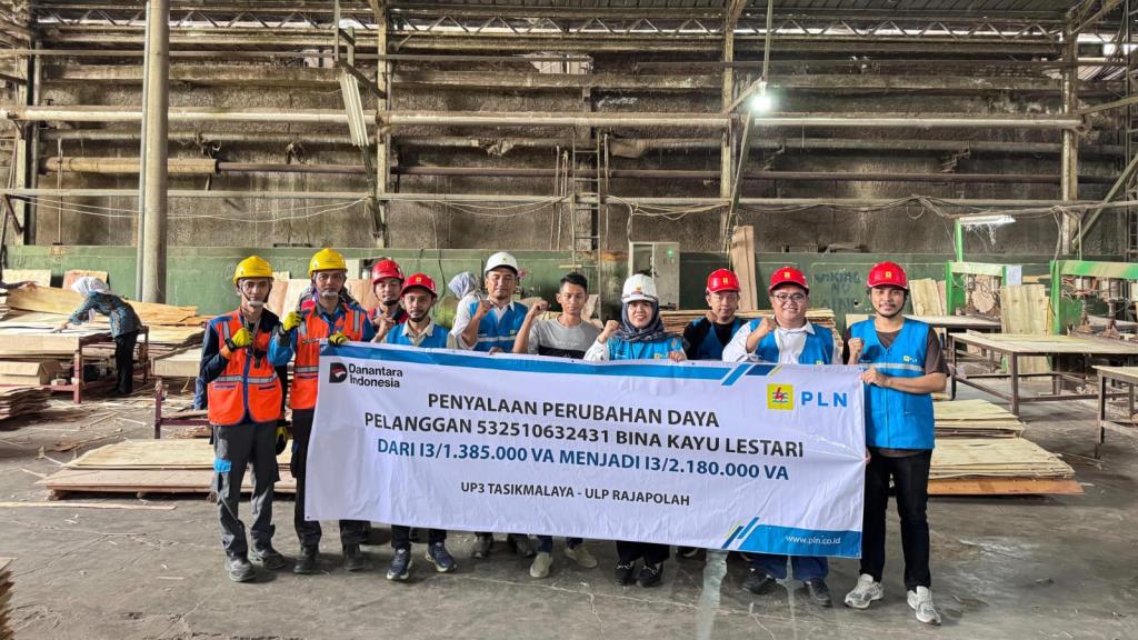 PLN UP3 Tasikmalaya Pulihkan Daya Listrik PT Bina Kayu Lestari, Dorong Produktivitas Industri