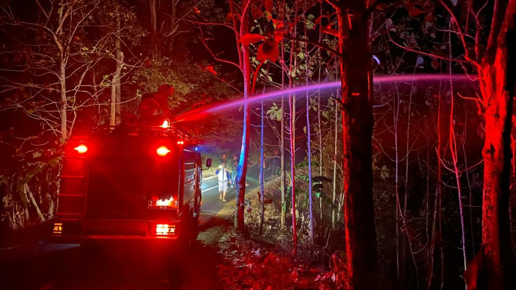 Kebakaran Lahan di Banjaranyar Ciamis Hanguskan Area 150 Meter