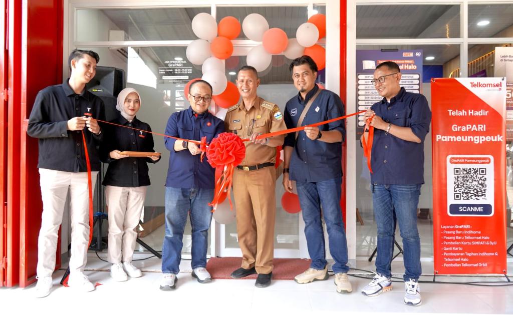 GraPARI Pameungpeuk Resmi Dibuka, Telkomsel Permudah Akses Layanan Digital Warga Garut Selatan