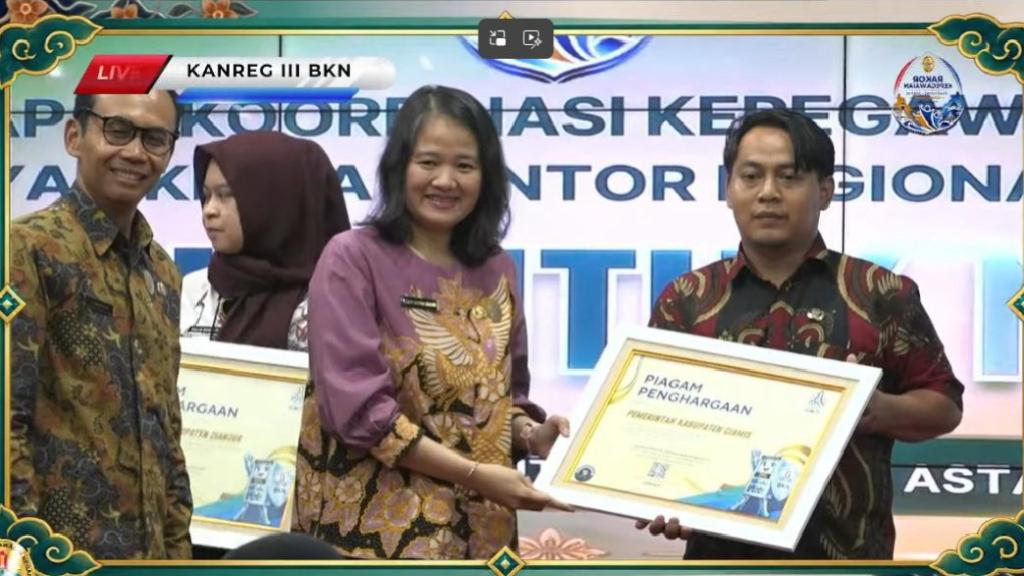 Ciamis Raih 2 Penghargaan BKN, Bukti Komitmen Perkuat Tata Kelola ASN dan Kualitas Data Kepegawaian