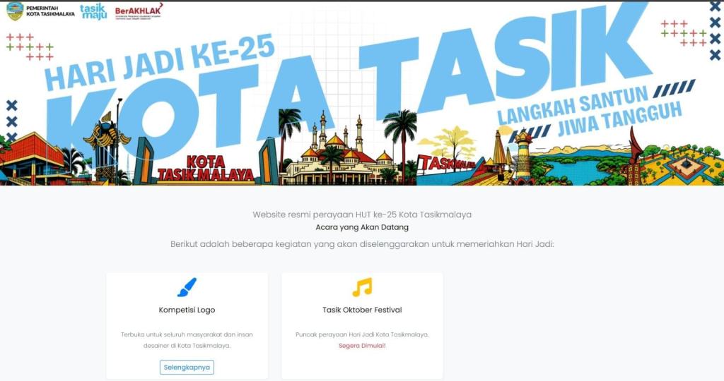 Sayembara Logo HUT Ke-25 Kota Tasikmalaya Masuk Tahap Penjurian, 55 Karya Bersaing Jadi Identitas Resmi Hari Jadi