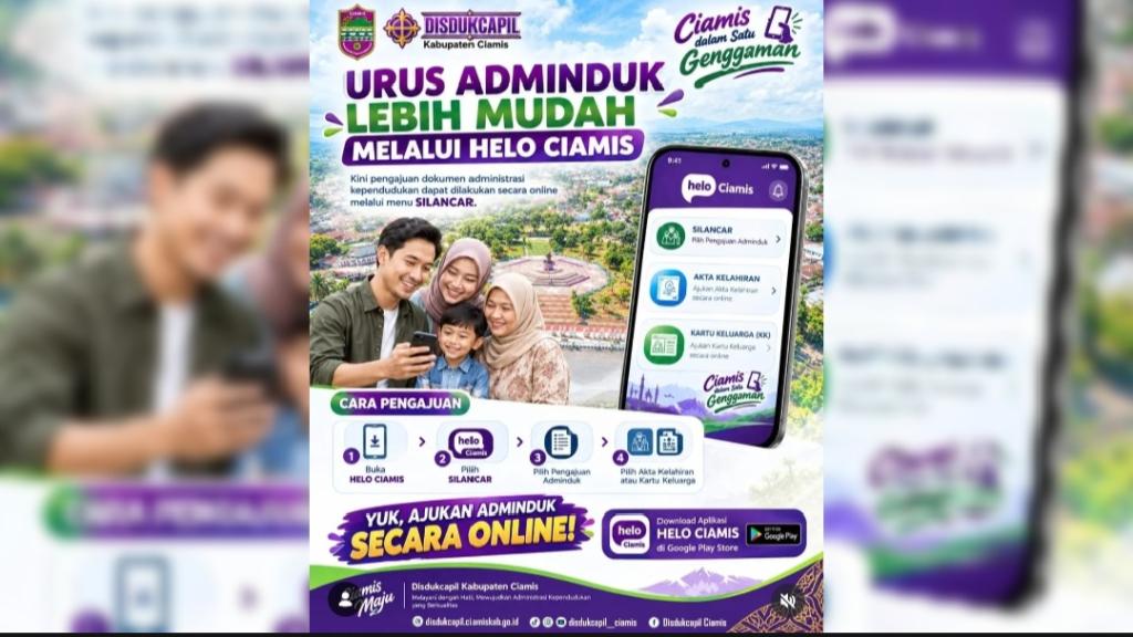 Layanan SILANCAR di HELO CIAMIS Permudah Warga Urus Dokumen Kependudukan Secara Online