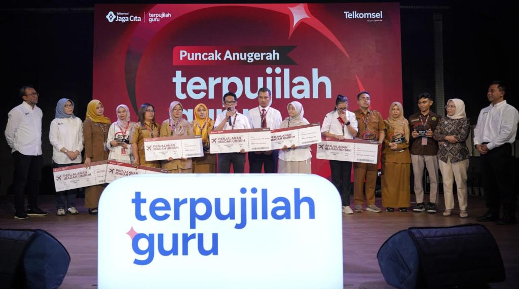 Telkomsel Tutup Program Terpujilah GURU 2026, Enam Guru Terbaik Raih Anugerah Nasional