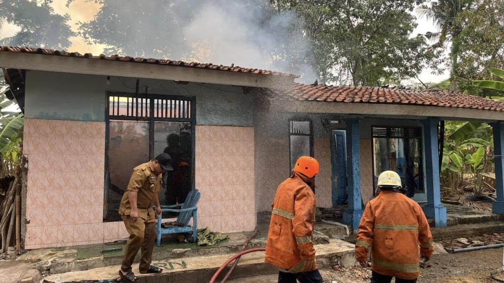 Ditinggal Menyapu, Rumah Warga Rejasari Banjar Terbakar, Kerugian Capai Rp50 Juta