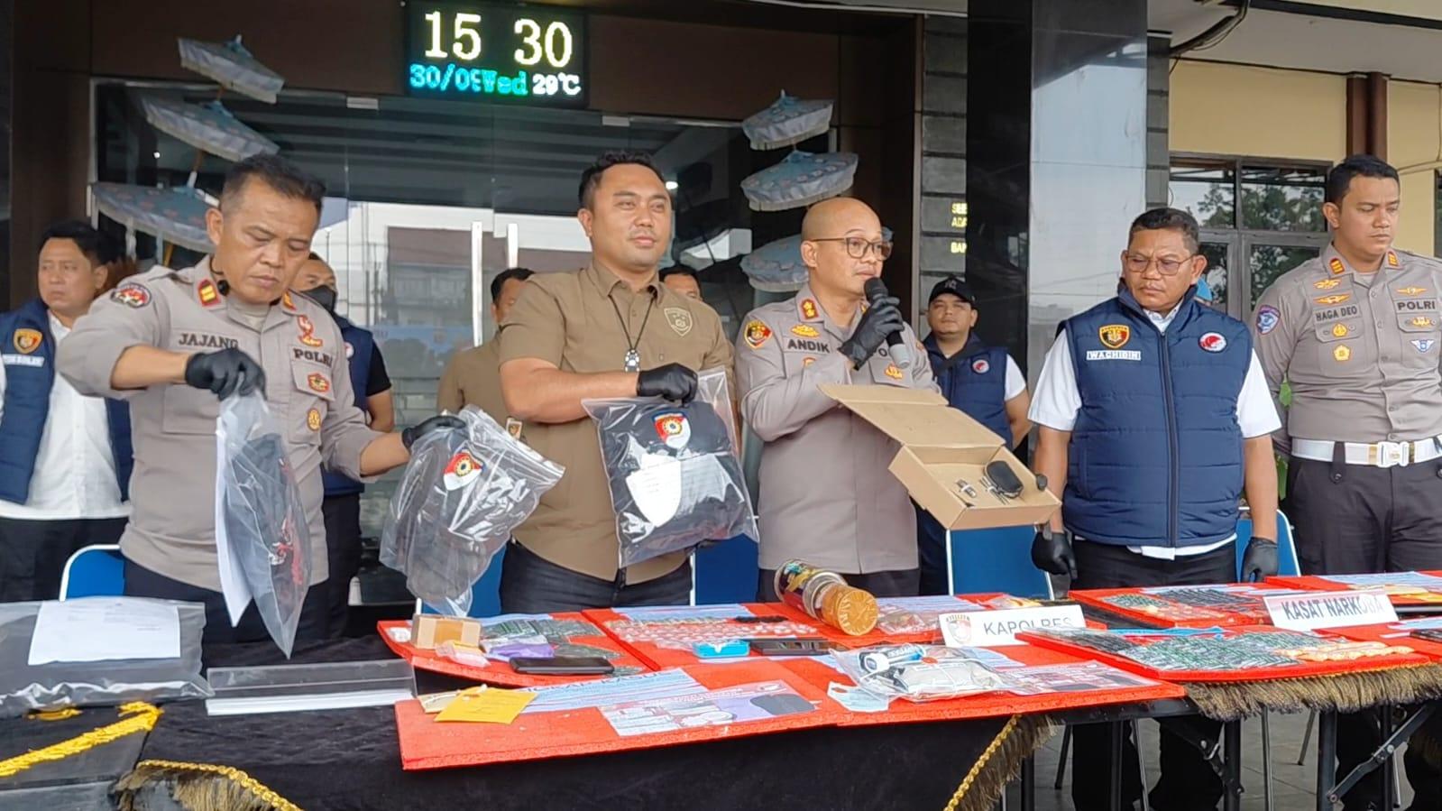Residivis Curanmor Kembali Diciduk, Satreskrim Polres Tasikmalaya Kota Amankan 14 Unit Motor Curian