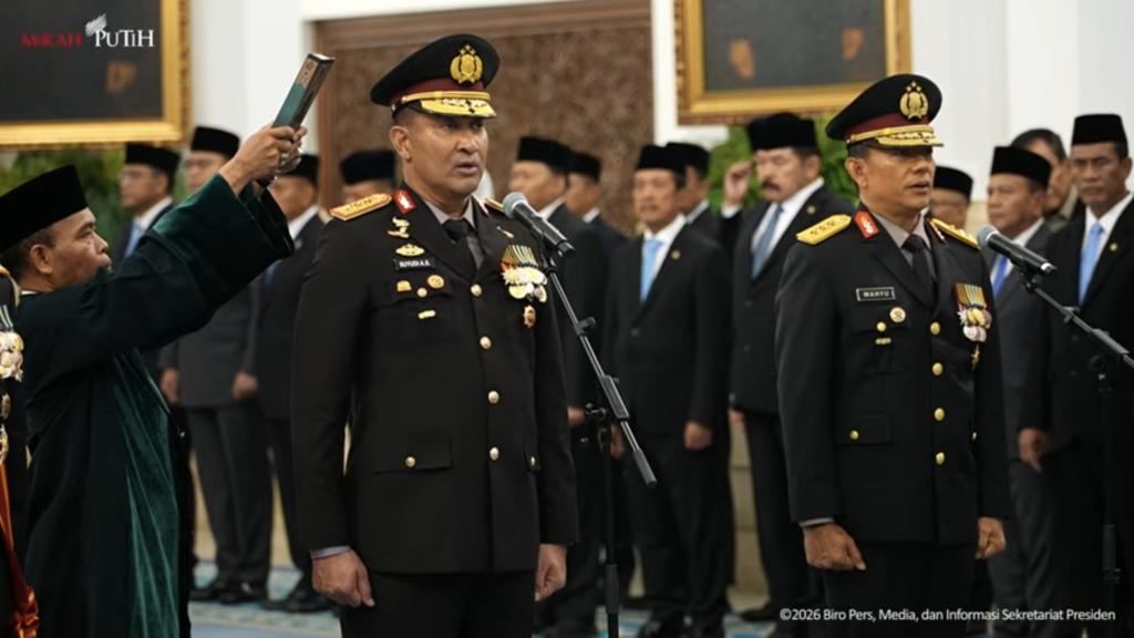 Prabowo Lantik Suyudi Ario Seto sebagai Kapolri Gantikan Listyo Sigit Prabowo