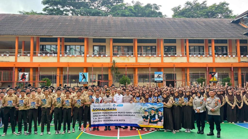 Polres Tasikmalaya Kota Kenalkan SMA Kemala Taruna Bhayangkara kepada Siswa SMPN 1, Ini Keunggulannya