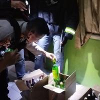 Penjual Miras di Ciamis Digerebek Tim Maung Galuh