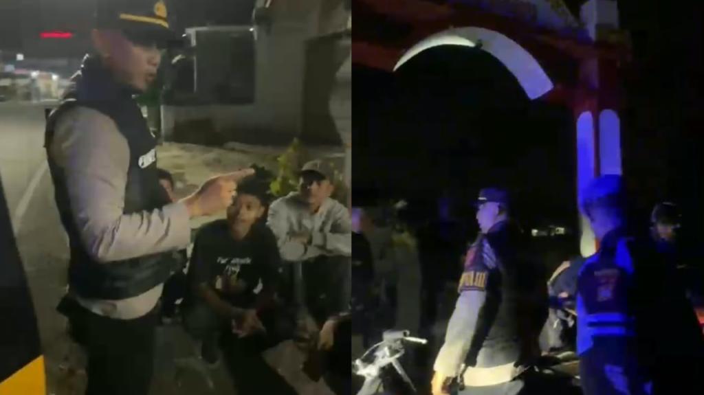 Patroli Dialogis Polres Tasikmalaya Kota Imbau Warga Tak Nongkrong hingga Larut Malam