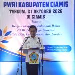 Buka Muskab PWRI Ciamis, Bupati Herdiat Sunarya Tekankan Kekompakan dan Pengabdian Pensiunan