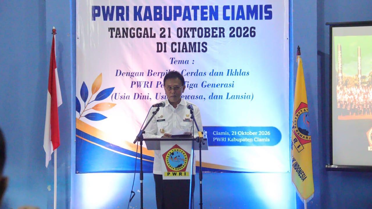 Buka Muskab PWRI Ciamis, Bupati Herdiat Sunarya Tekankan Kekompakan dan Pengabdian Pensiunan
