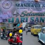 Vespaaan Sarungan hingga Mobil Antik VW, Santri Ponpes Manbaul Huda Tasikmalaya Semarakkan Hari Santri Nasional 2026