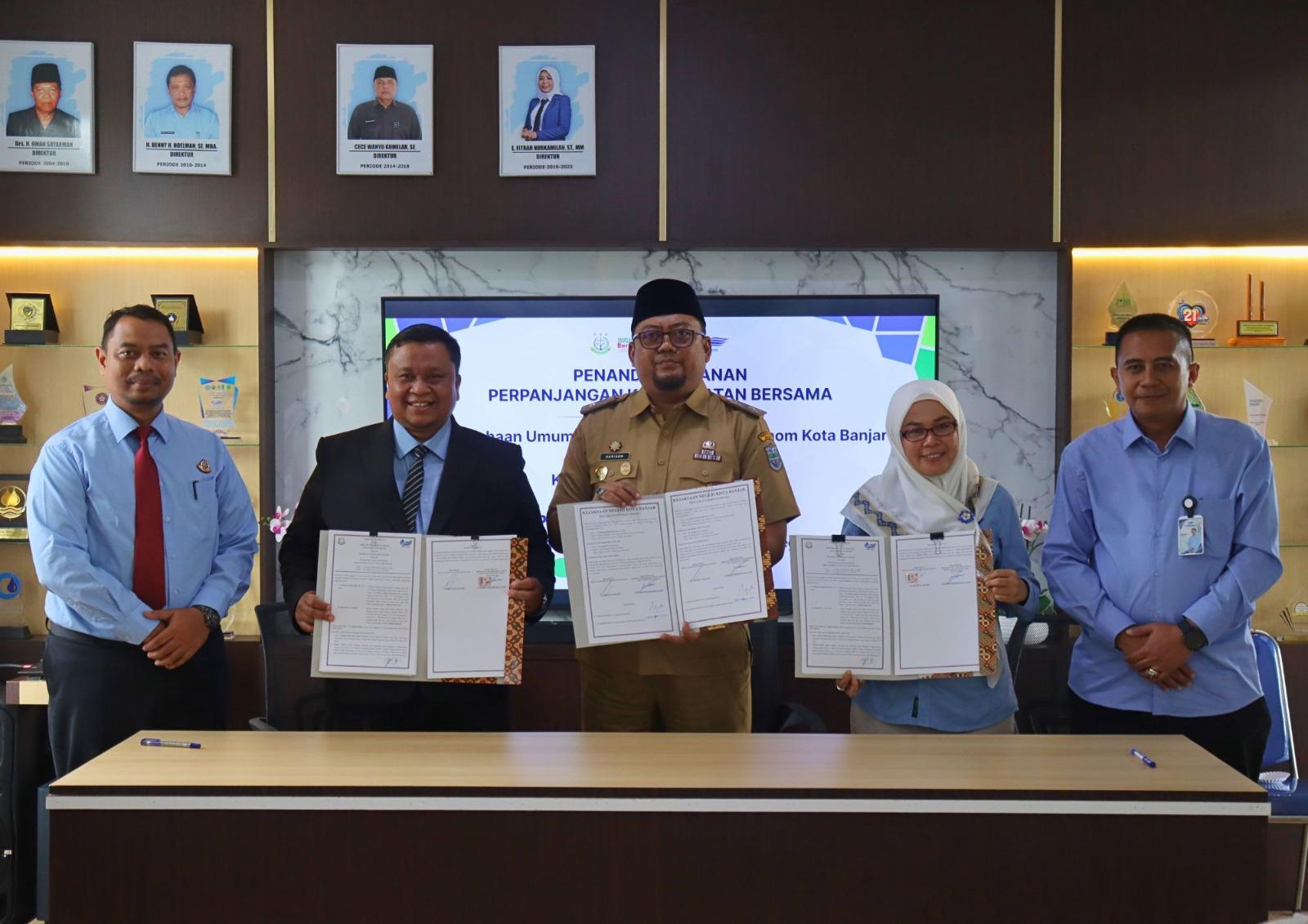 Perumdam Tirta Anom dan Kejari Banjar Perpanjang Kerja Sama Pendampingan Hukum