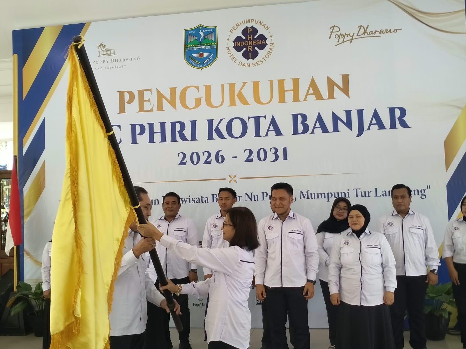 Pengurus PHRI Kota Banjar Periode 2026-2031 Dikukuhkan, Metty Sulistyowati Dorong Penguatan Pariwisata