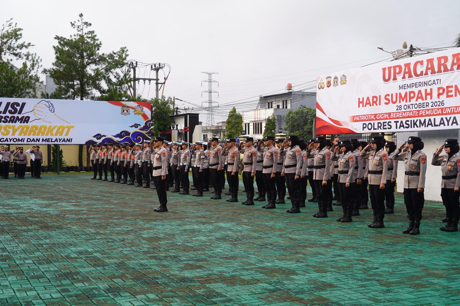Polres Tasikmalaya Kota Peringati Hari Sumpah Pemuda, Teguhkan Semangat Persatuan dan Pengabdian