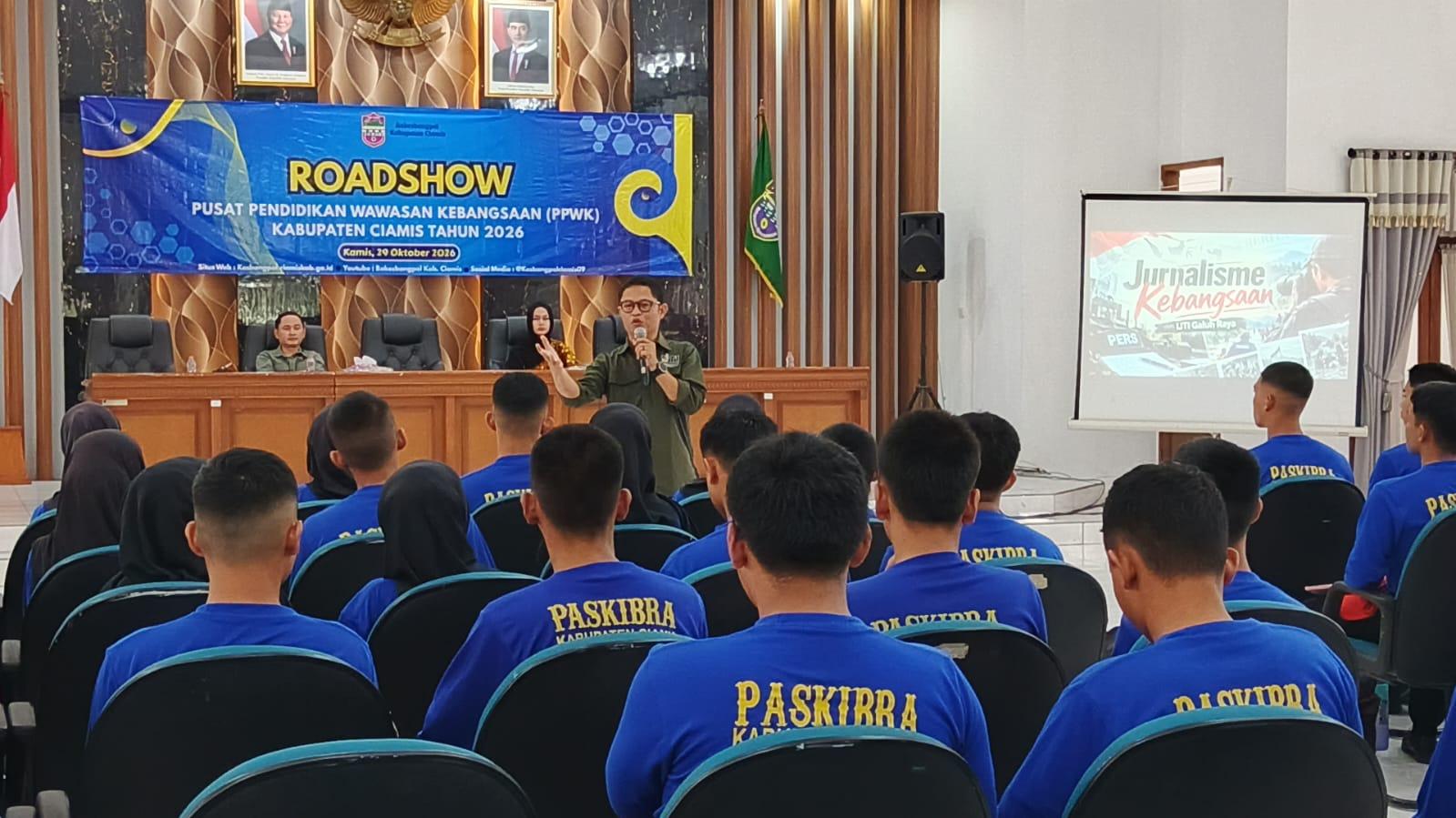 Bakesbangpol Ciamis Gandeng IJTI Galuh Raya, Bekali 100 Anggota Paskibra Literasi Digital dan Jurnalistik