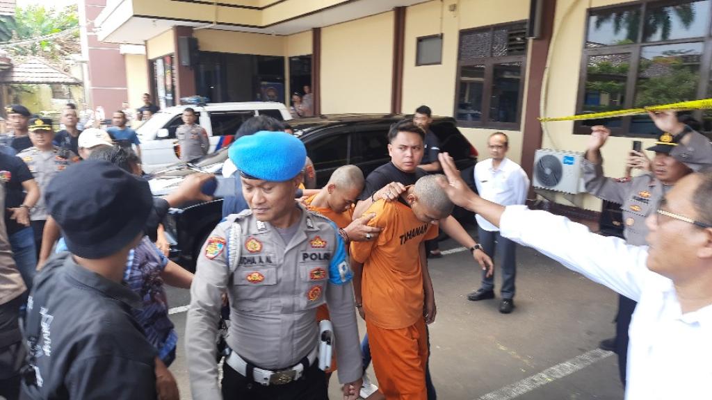 Inilah Tampang Para Tersangka Kasus Penganiayaan Pelajar yang Tewas di Jalan Letjen Mashudi Kota Tasikmalaya