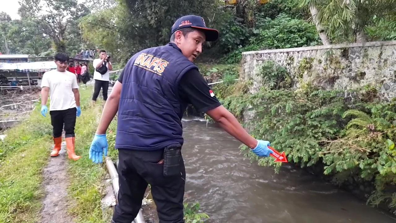 Jasad Pria Tanpa Identitas Ditemukan Mengambang di Sungai Cimulu Tasikmalaya, Masih Kenakan Sepatu