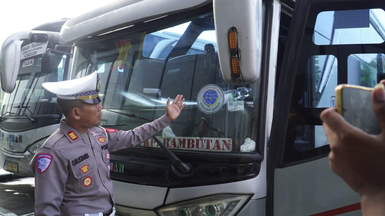 Jelang Operasi Keselamatan Lodaya 2025, Polres Banjar Gelar Ramp Check