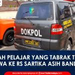 VIDEO: Jenazah Pelajar yang Tabrak Tembok di Kawalu Dibawa ke RS Sartika Asih Bandung untuk Autopsi