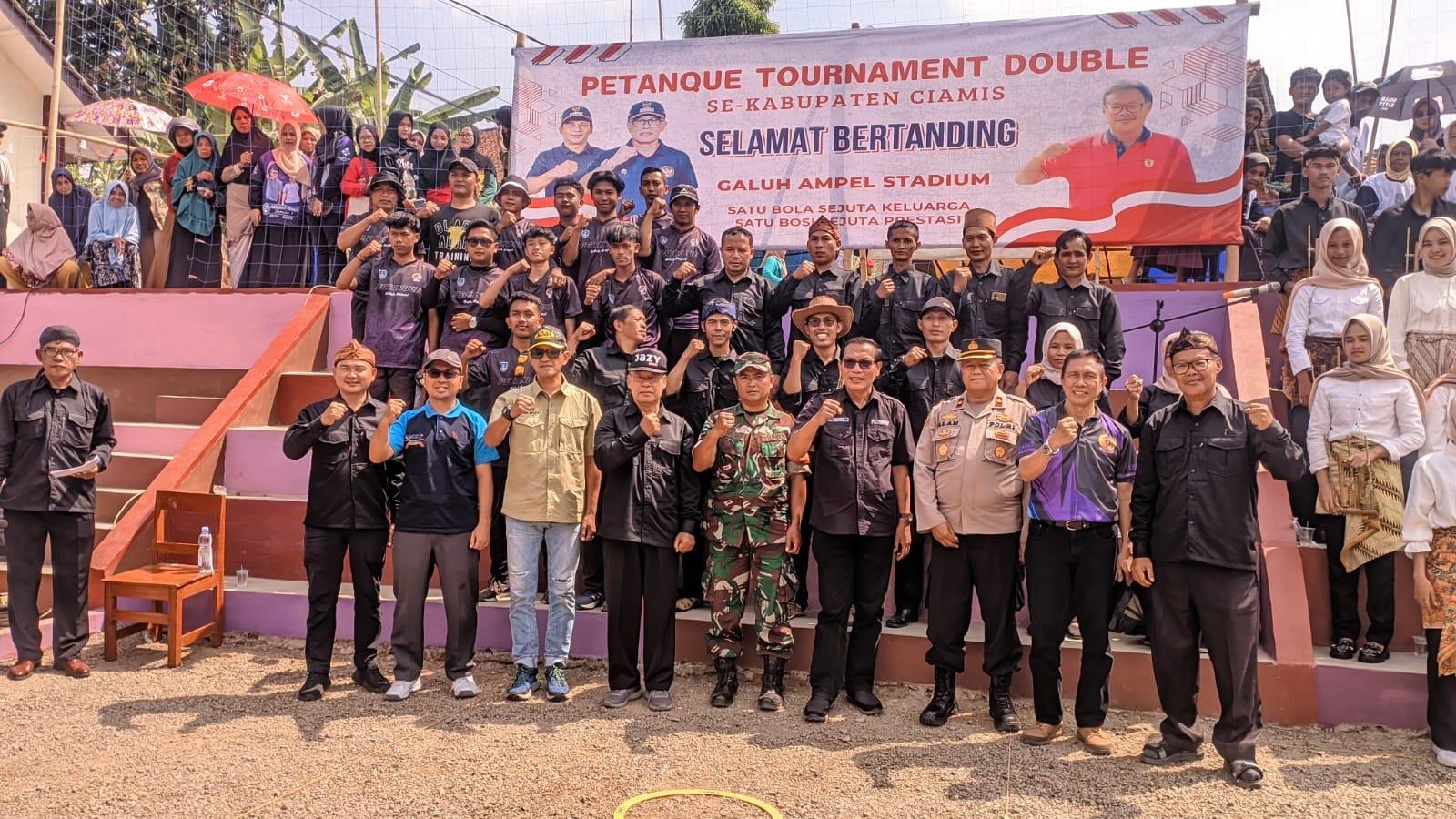 Kampung Angklung Mandiri Gelar Tournament Petanque Double Tingkat Kabupaten Ciamis
