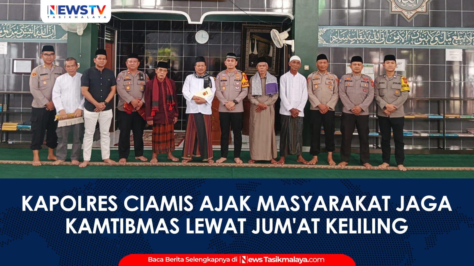 VIDEO: Kapolres Ciamis Ajak Masyarakat Jaga Kamtibmas Lewat Program Jumat Keliling dan Jumat Curhat