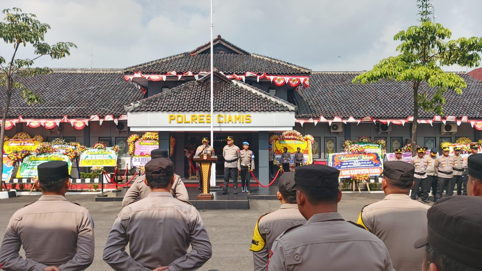 Kapolres Ciamis Resmi Berganti, AKBP Hidayatullah Siap Tingkatkan Pelayanan Publik