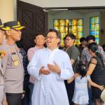 Kapolres Ciamis Tinjau Dua Gereja saat Kenaikan Isa Almasih, Pastikan Ibadah Aman dan Khidmat