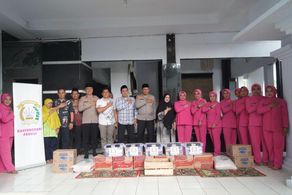 Kapolres dan Bhayangkari Tasikmalaya Kota Berikan Sentuhan Kepedulian di Yayasan Dharul Ihsan