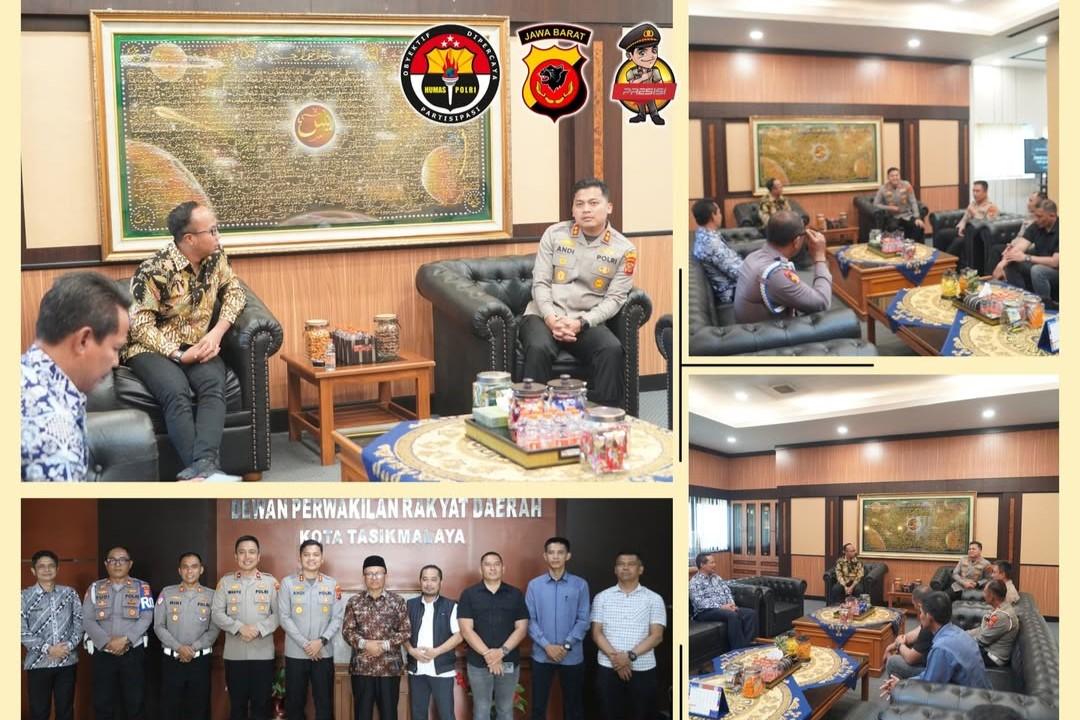 Kapolres Tasikmalaya Kota AKBP Andi Purwanto Jalin Silaturahmi ke DPRD dan Wali Kota