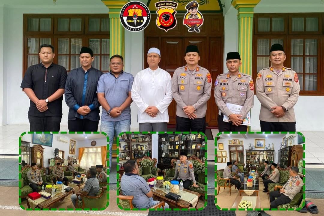 Kapolres Tasikmalaya Kota Silaturahmi ke Ponpes Suryalaya, Perkuat Sinergi Jaga Kamtibmas