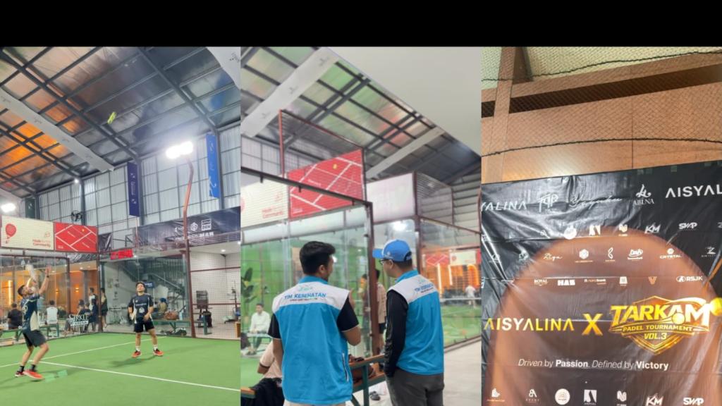 Kawal Keselamatan Atlet, RS Jasa Kartini Terjunkan Tim Medis di Turnamen Tarkam Padel Vol 3