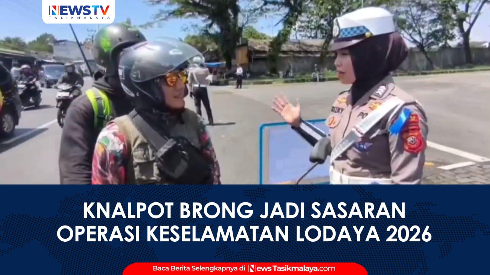 VIDEO: Knalpot Brong Jadi Sasaran Operasi Keselamatan Lodaya 2026, Polres Tasikmalaya Kota Tingkatkan Penertiban