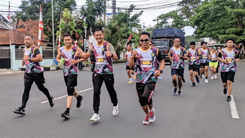 Kodim 0613 Ciamis Gelar Fun Run 2024 Menyambut HUT ke-79 RI