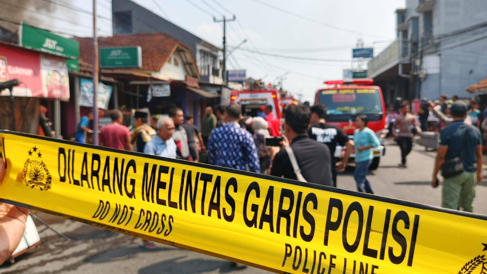 Kompor Diduga Jadi Pemicu Kebakaran Hebat di Jalan Ciptomangunkusumo Ciamis