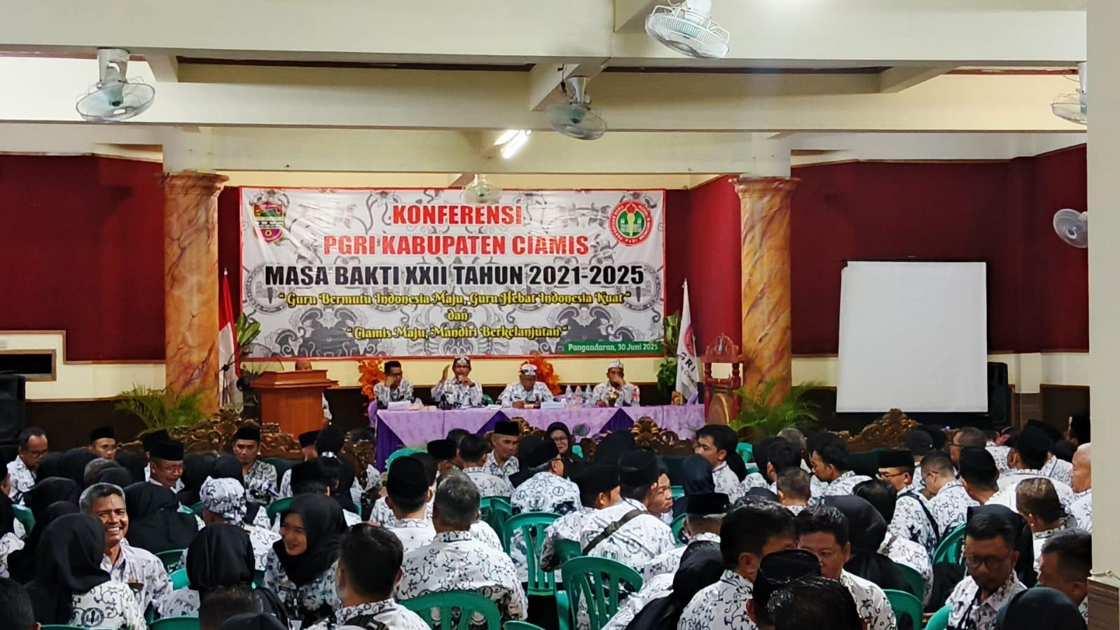 Konkab PGRI Ciamis 2025, Edi Rusyana Unggul dan Terpilih Jadi Ketua Baru
