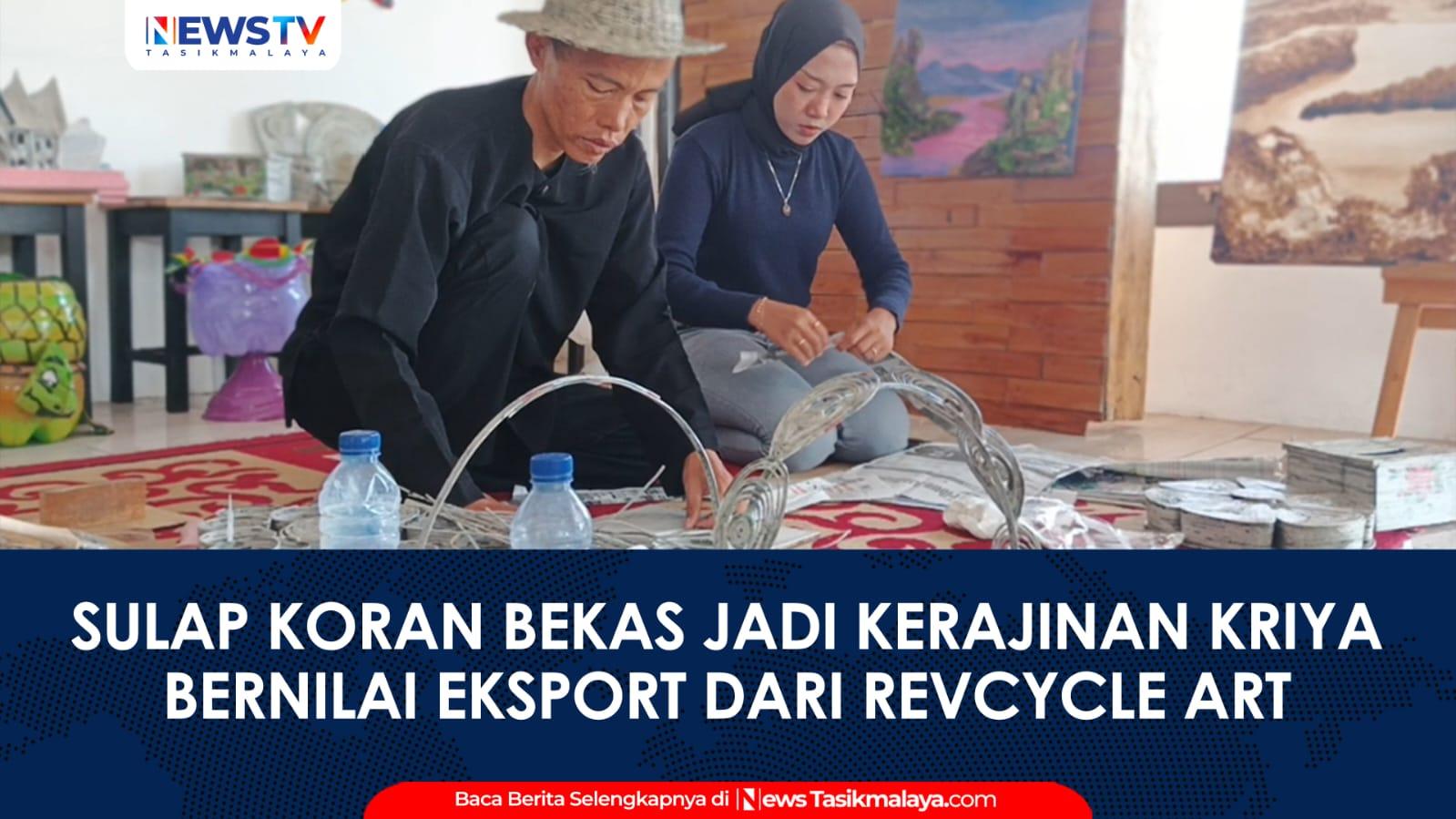 VIDEO: Kreatif! Perajin Ciamis Sukses Sulap Koran Bekas Jadi Kerajinan Kriya Bernilai Ekspor