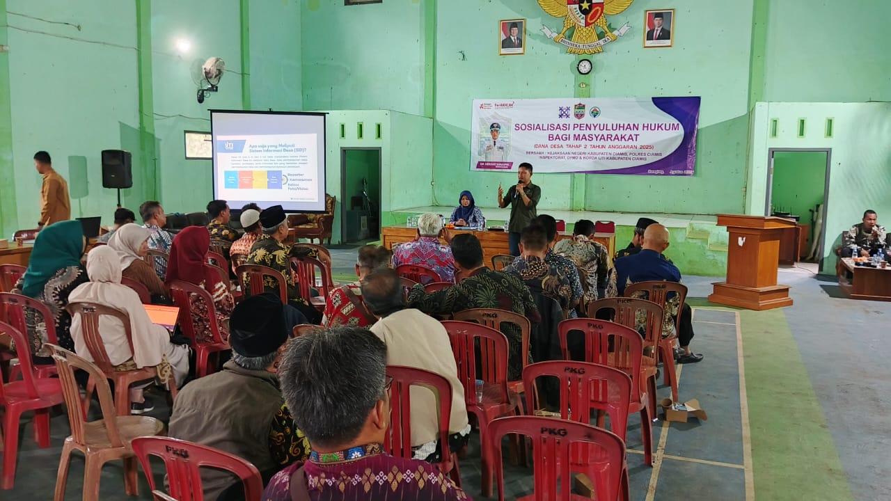 Lewat Sosialisasi Hukum, IJTI Galuh Raya Perkuat Literasi Digital Desa di Ciamis