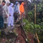 Longsor Landa Gunungsari Ciamis, Lima Rumah Warga Terdampak Hujan Deras