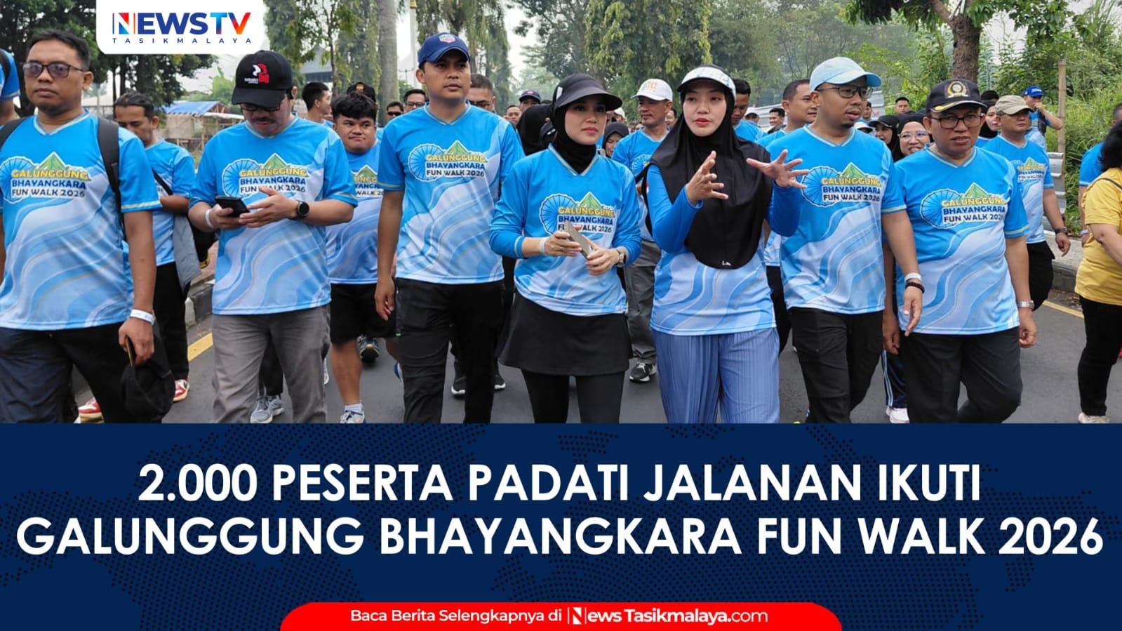 VIDEO: 2.000 Peserta Ramaikan Galunggung Bhayangkara Fun Walk 2026 Polres Tasikmalaya Kota