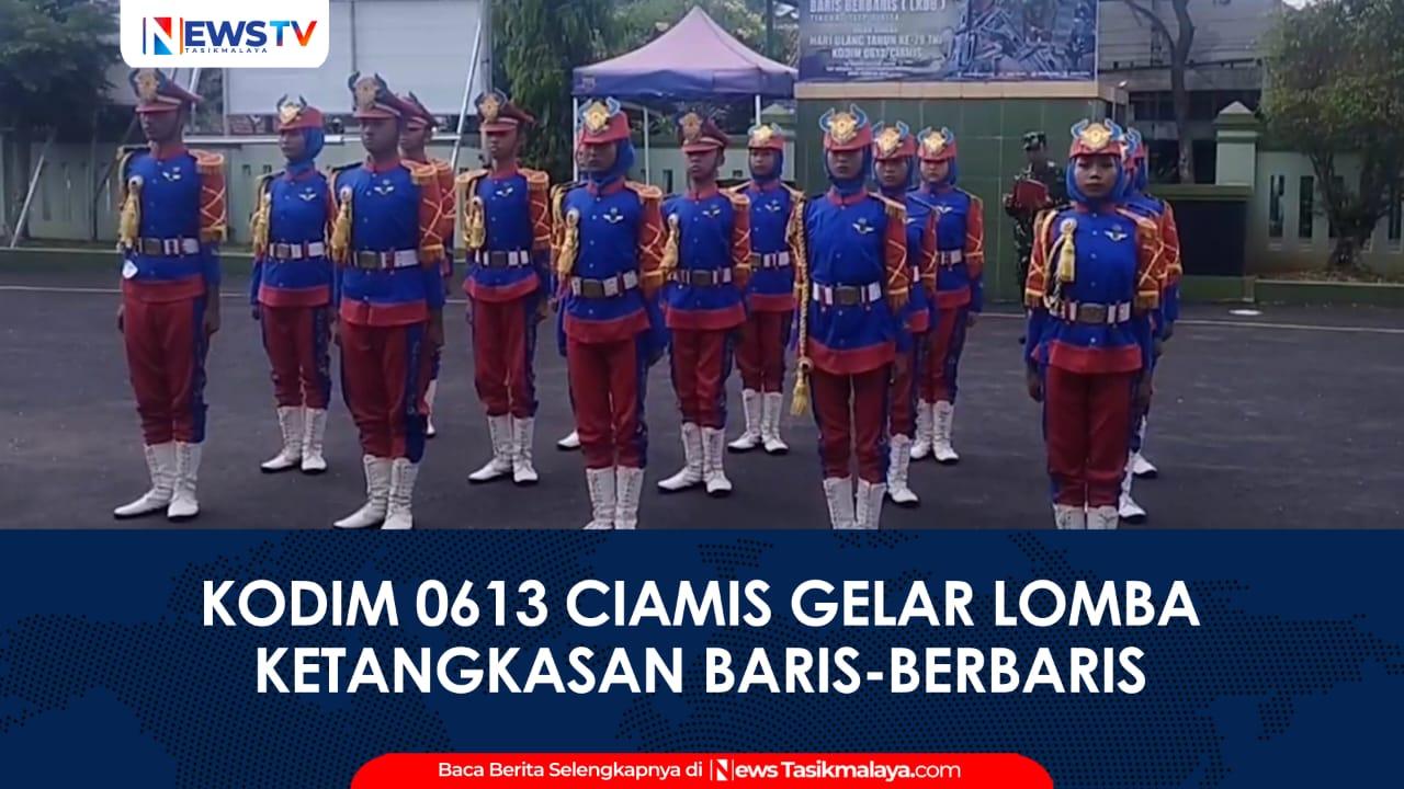 VIDEO: Meriahkan HUT ke-79 TNI, Kodim 0613/Ciamis Gelar LKBB Tingkat SMP dan SMA